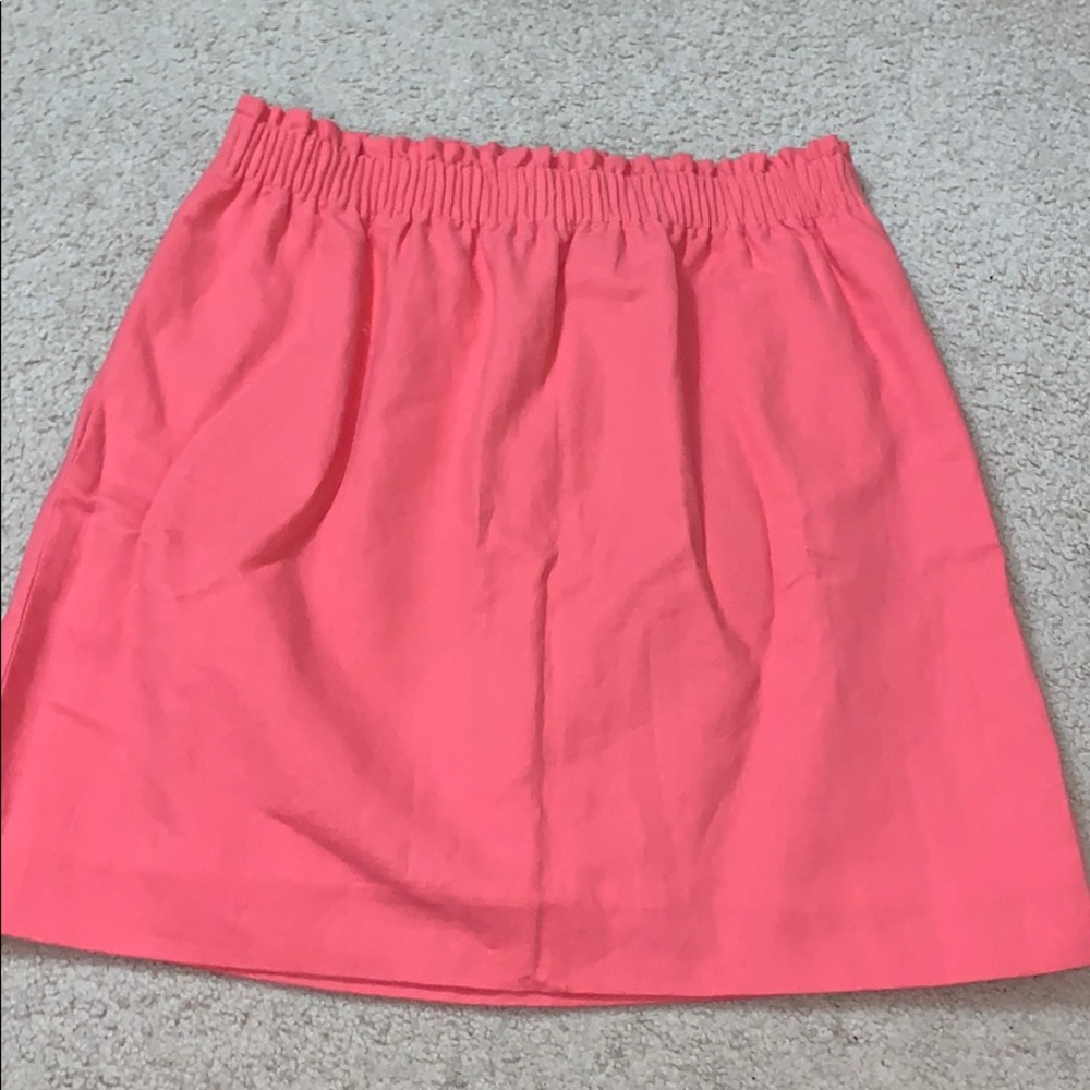 J. Crew Salmon Mini Skirt
